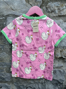 Swan queen pink T-shirt   3-4y (98-104cm)