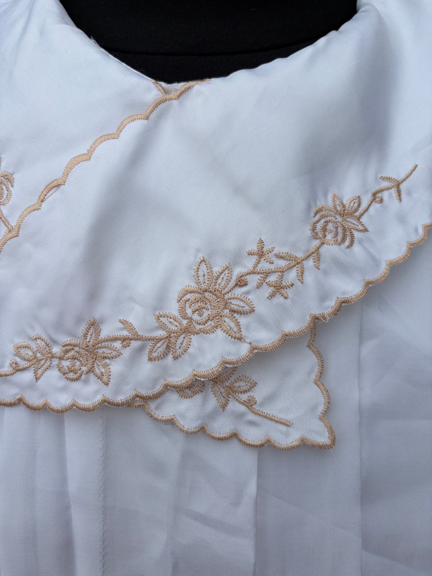 80s Ivory blouse uk 10-12