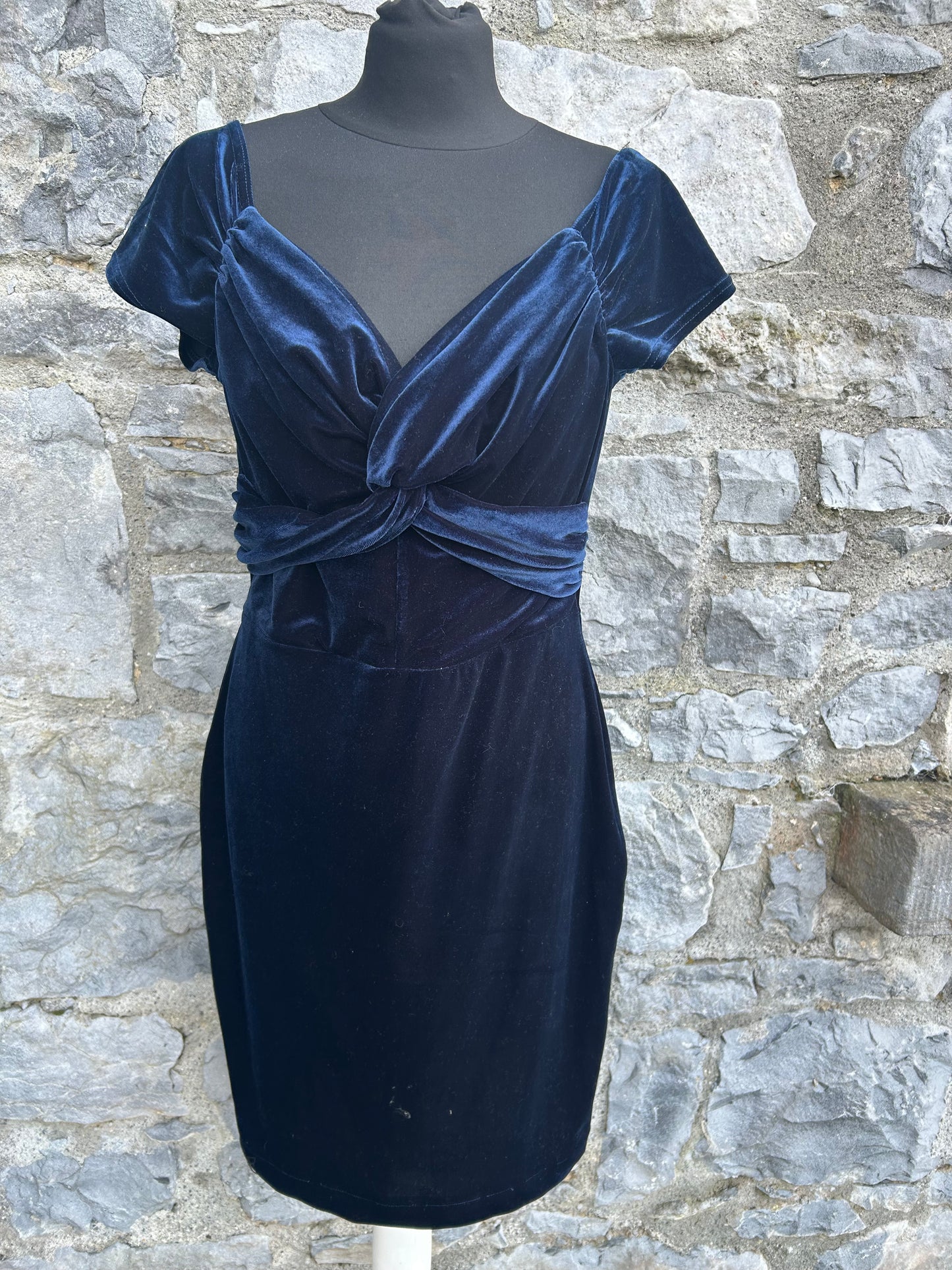 Blue velvet dress uk 12