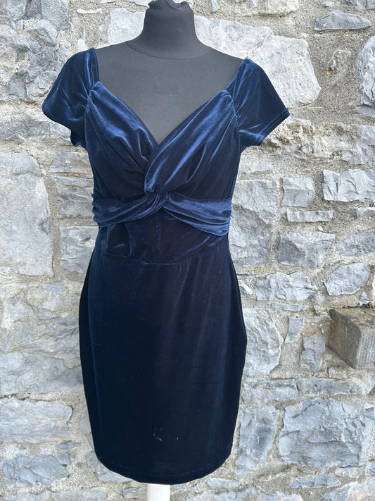 Blue velvet dress uk 12