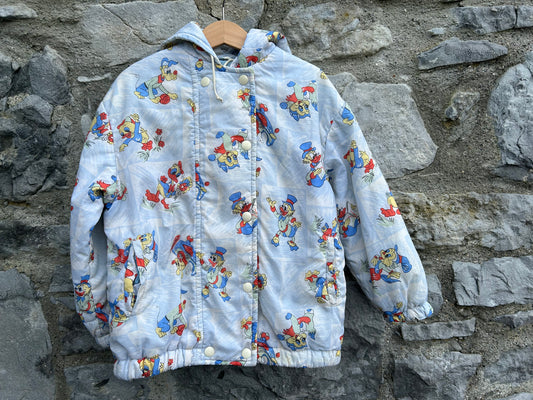 80s Disney characters blue jacket  3-4y (98-104cm)