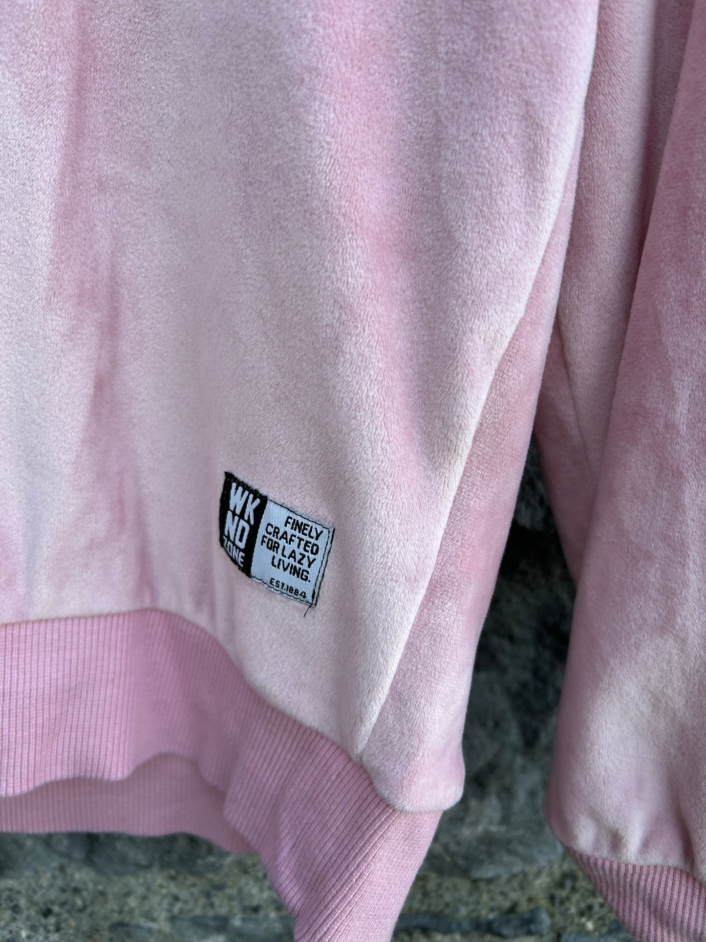 Pink velvet hoodie  9-10y (134-140cm)