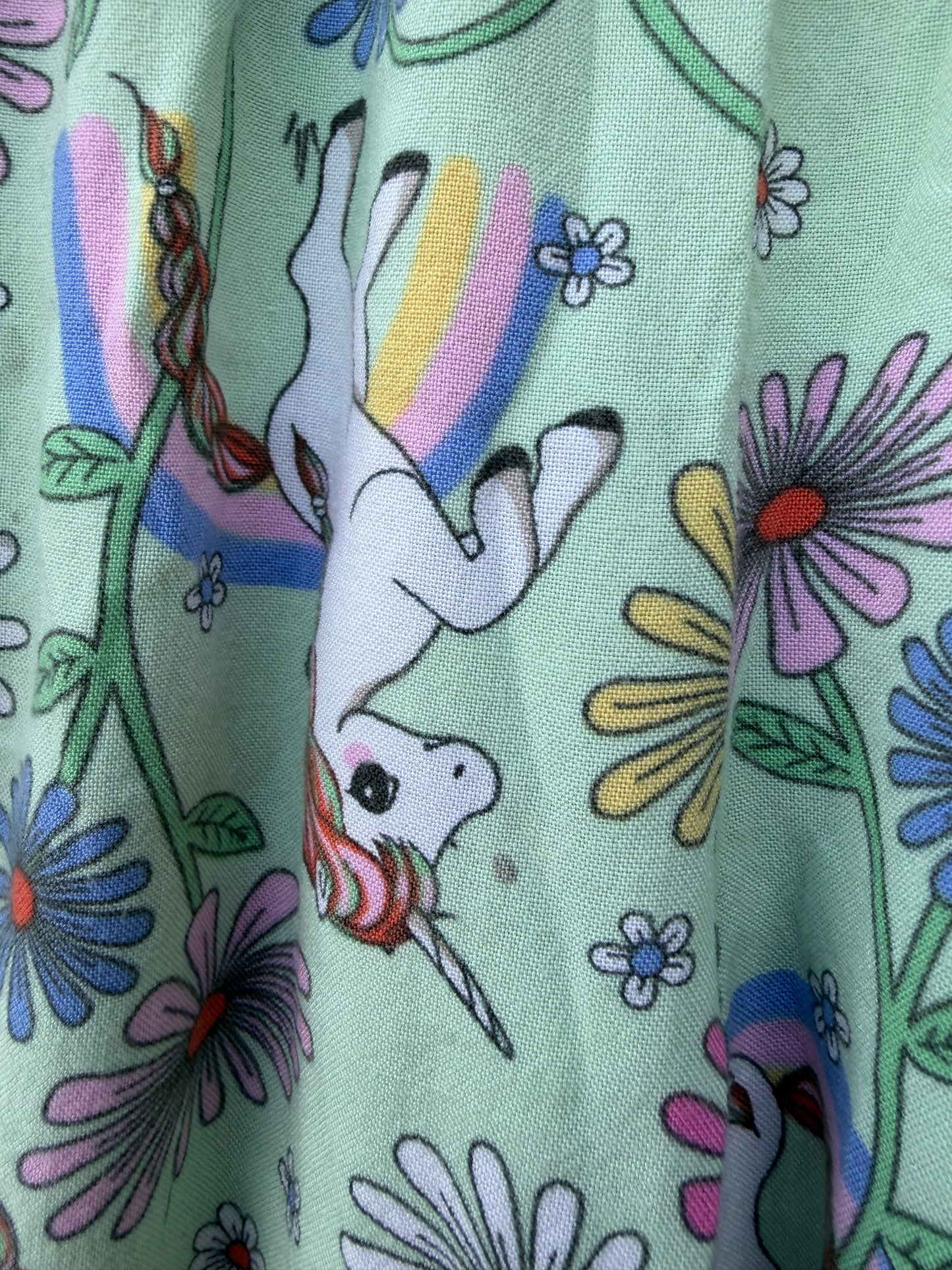 Unicorns green pants  6-7y (116-122cm)