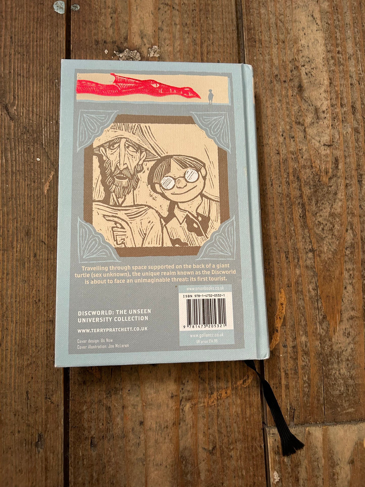 The colour of magic by Terry Pratchett