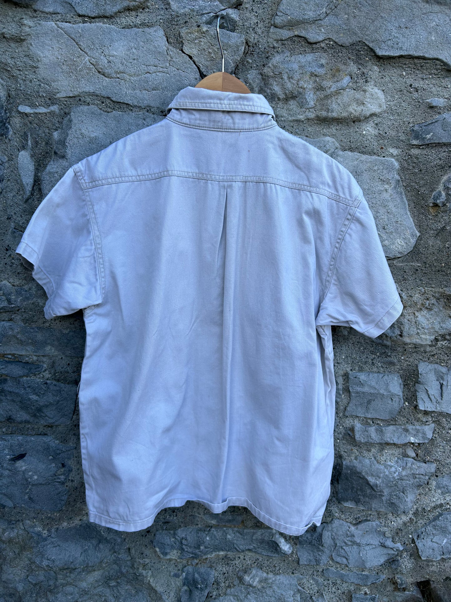 90s beige shirt  11-12y (146-152cm)