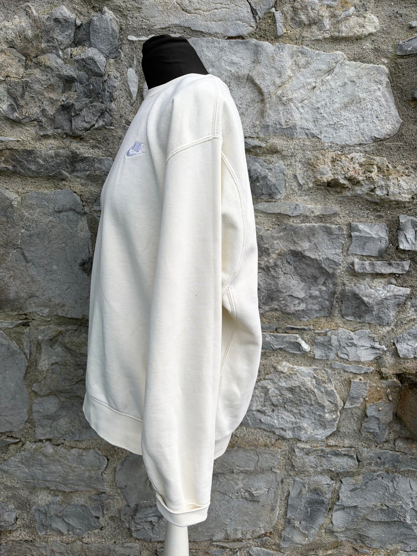 Cream crew sweatshirt Medium