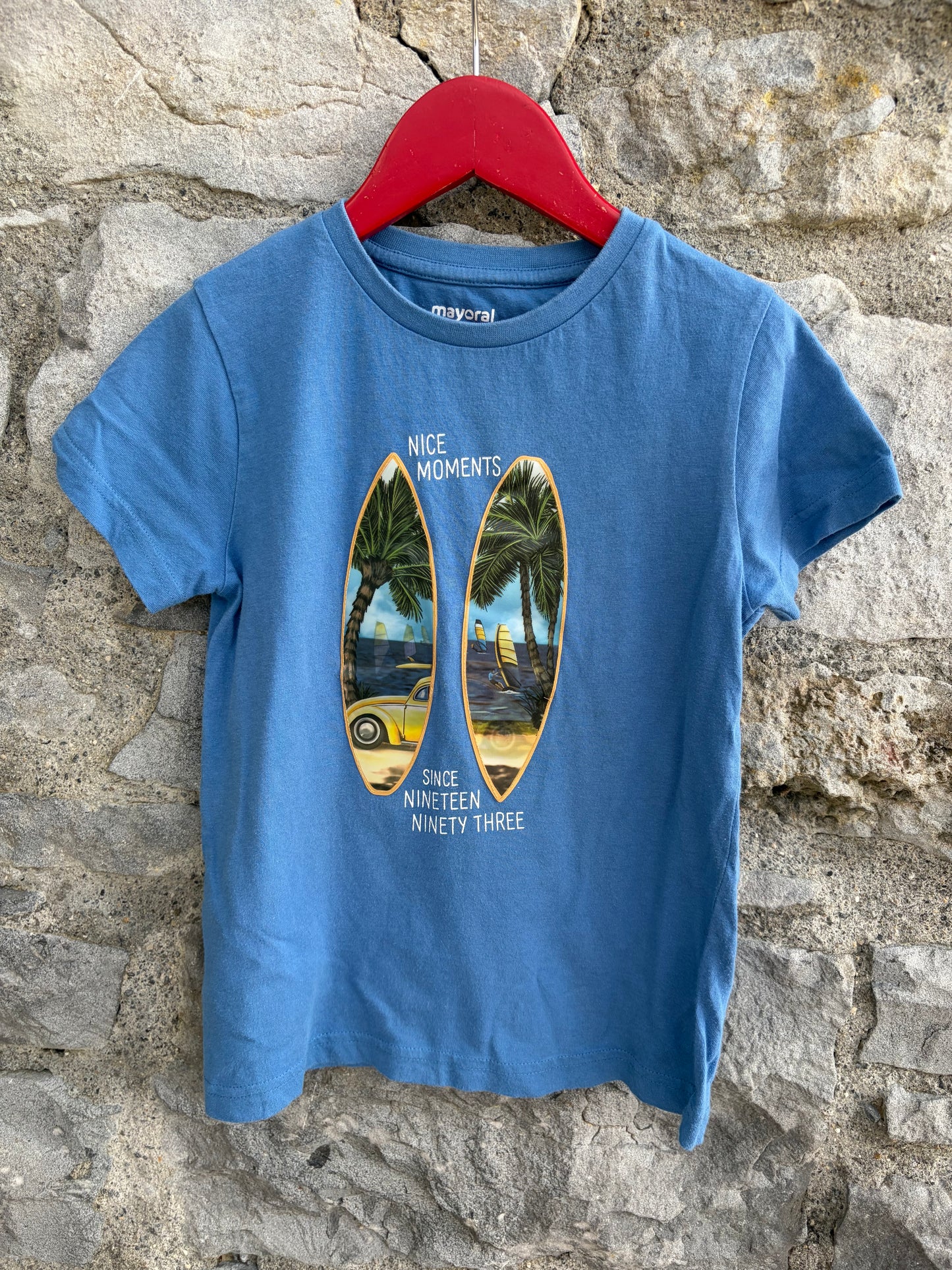 Nice moments blue T-shirt  6y (116cm)