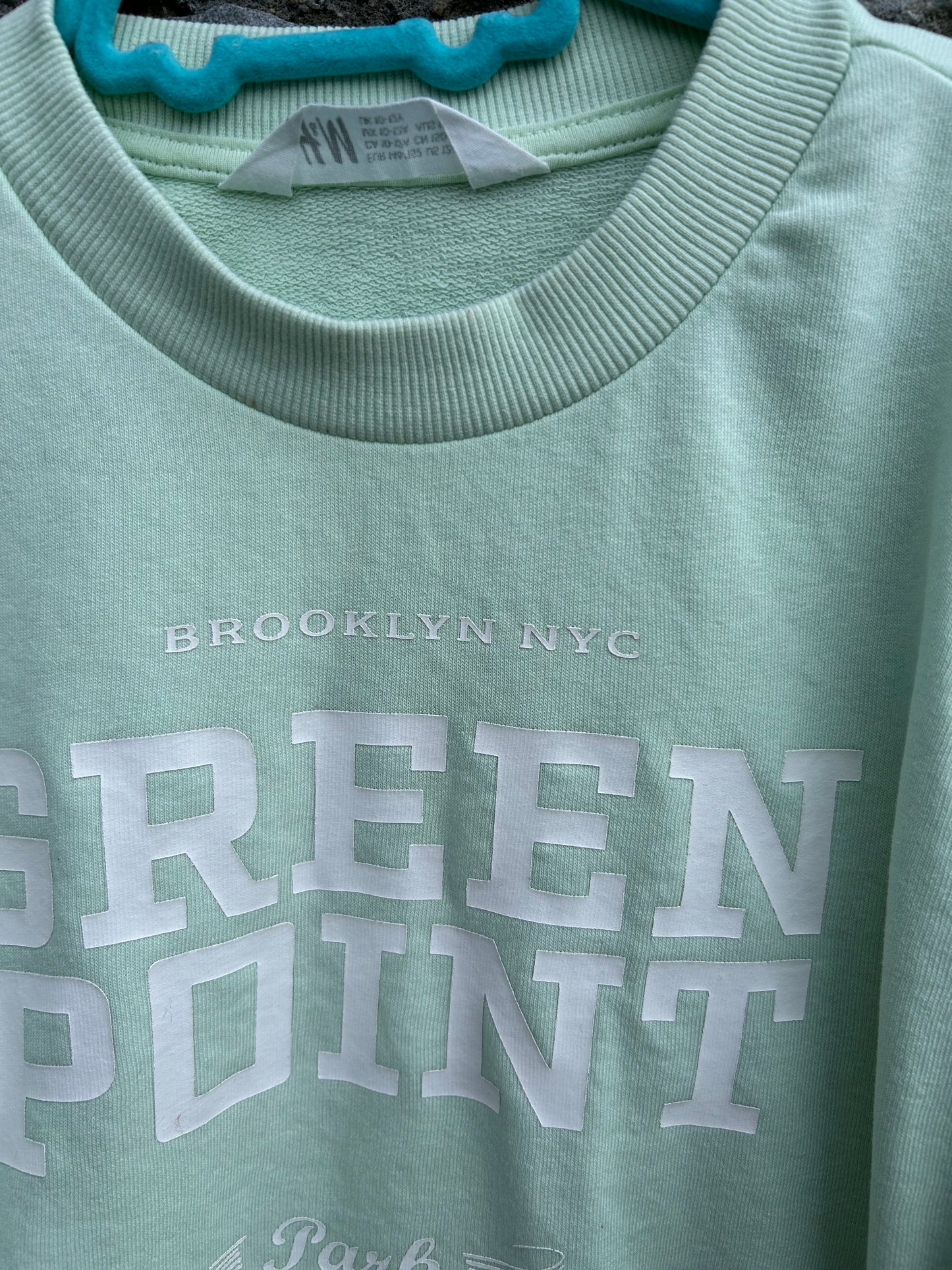 Green Point sweatshirt  11-12y (146-152cm)