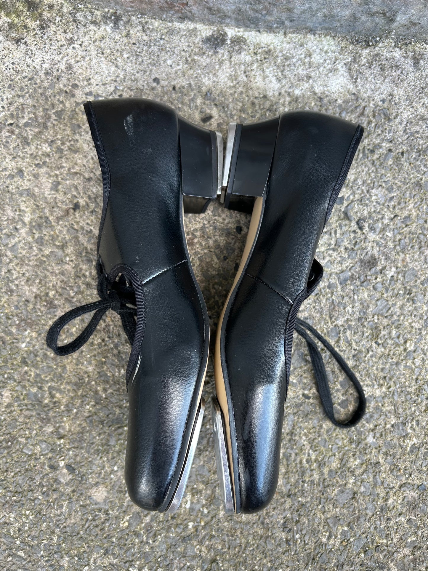 Black Timestep Tap Shoe   uk 5 (eu 38)