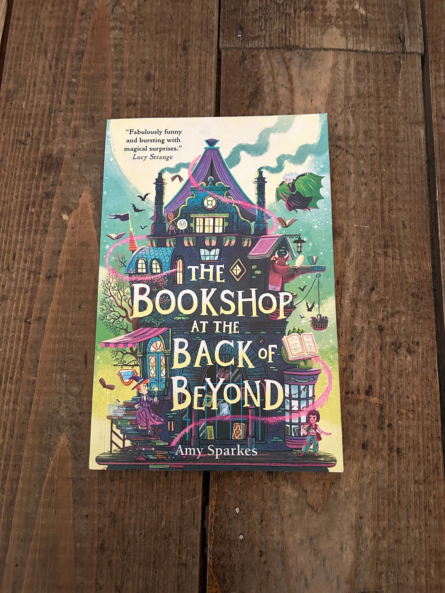 The bookshop at the back of the beyond by Amy Sparkes