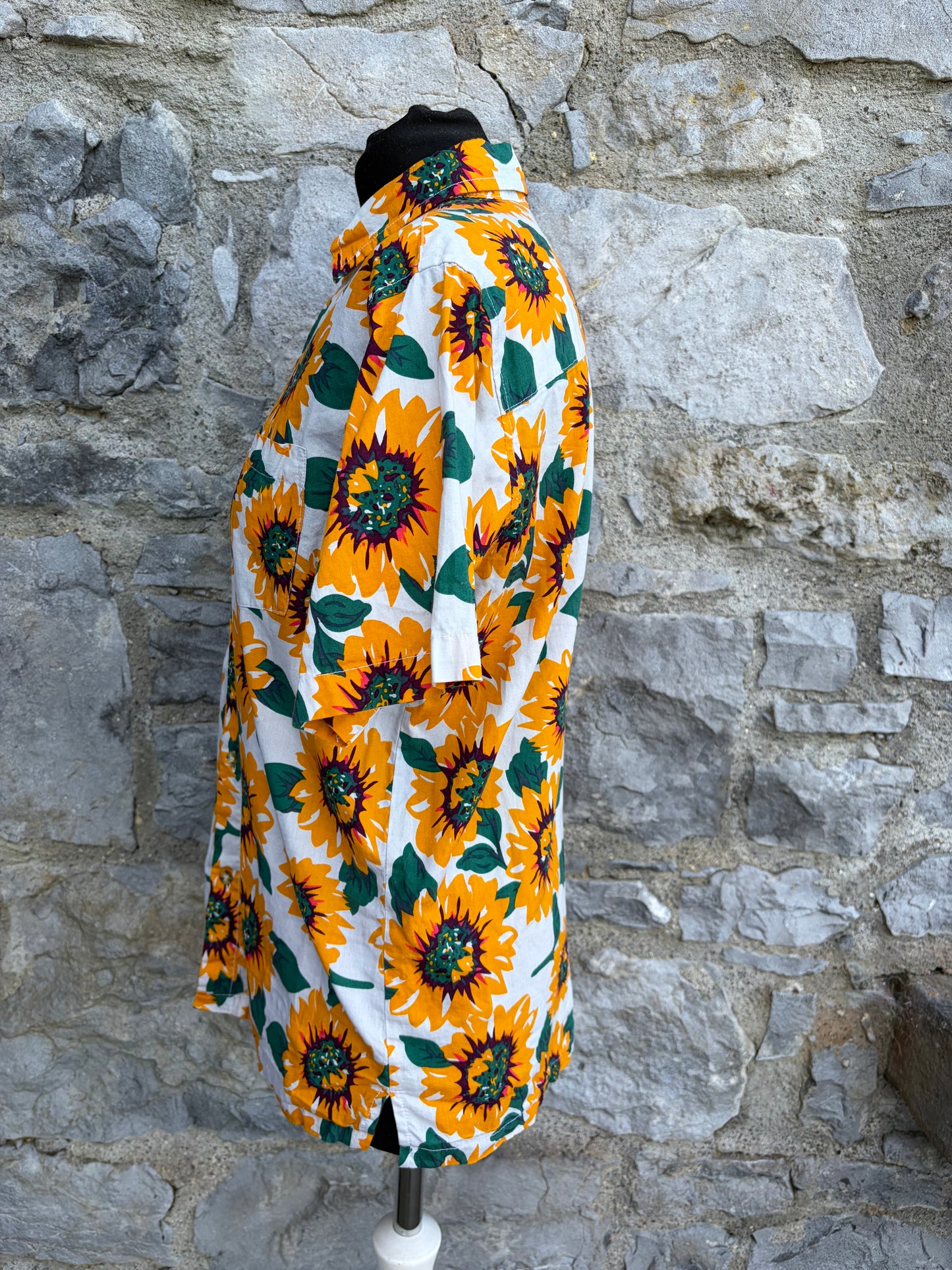 90s sunflower shirt Small