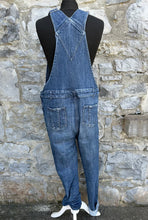 Load image into Gallery viewer, Denim dungarees uk 10-12
