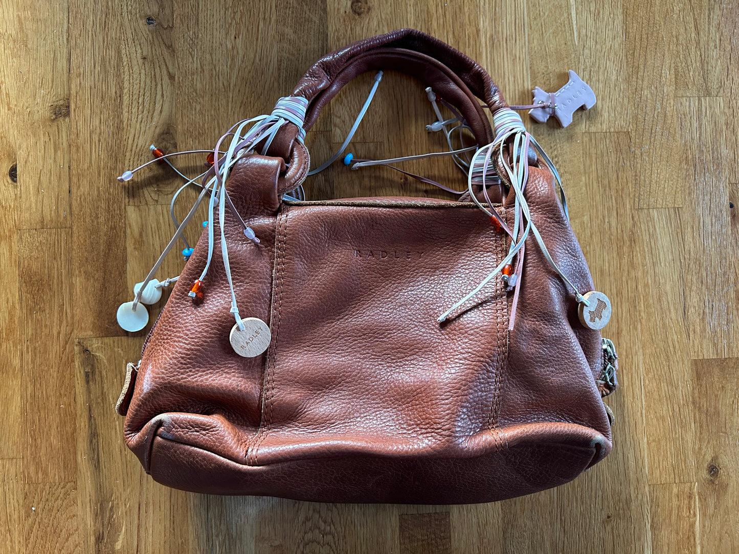 Radley brown&tassel brown bag