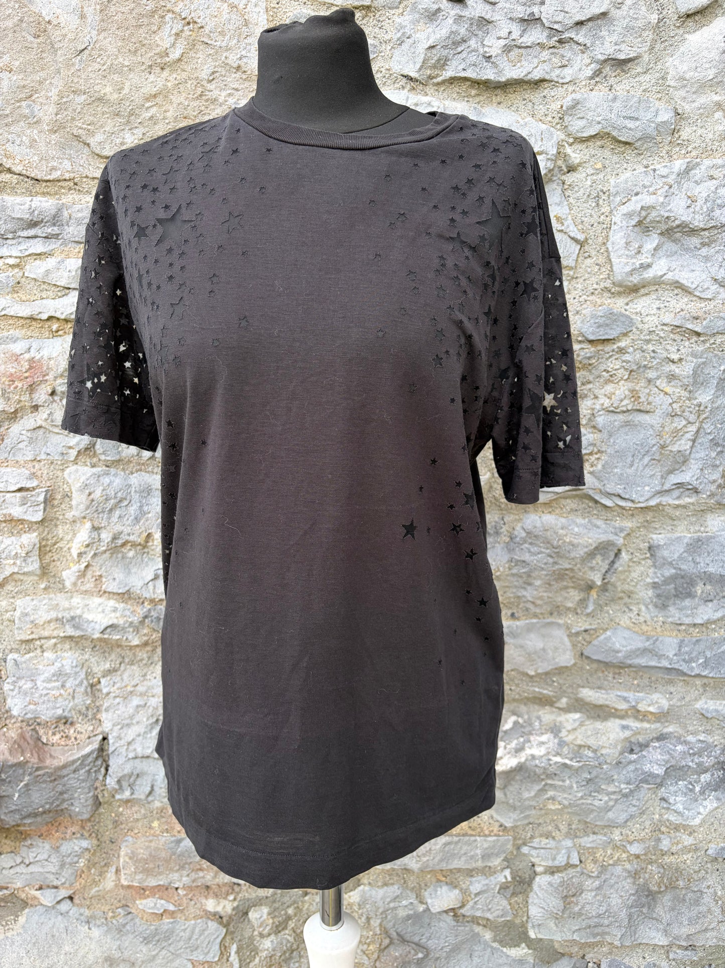 Stars charcoal t-shirt uk 10-12