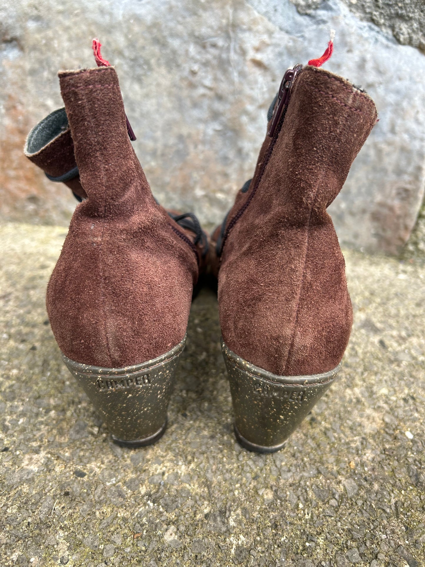 Brown Ankle high boots   uk 5.5 (eu 38.5)
