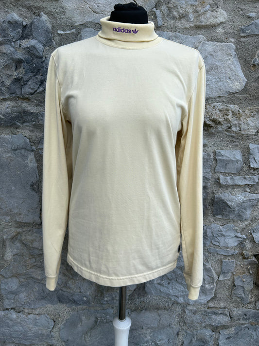 90s beige turtle neck top uk 8-10