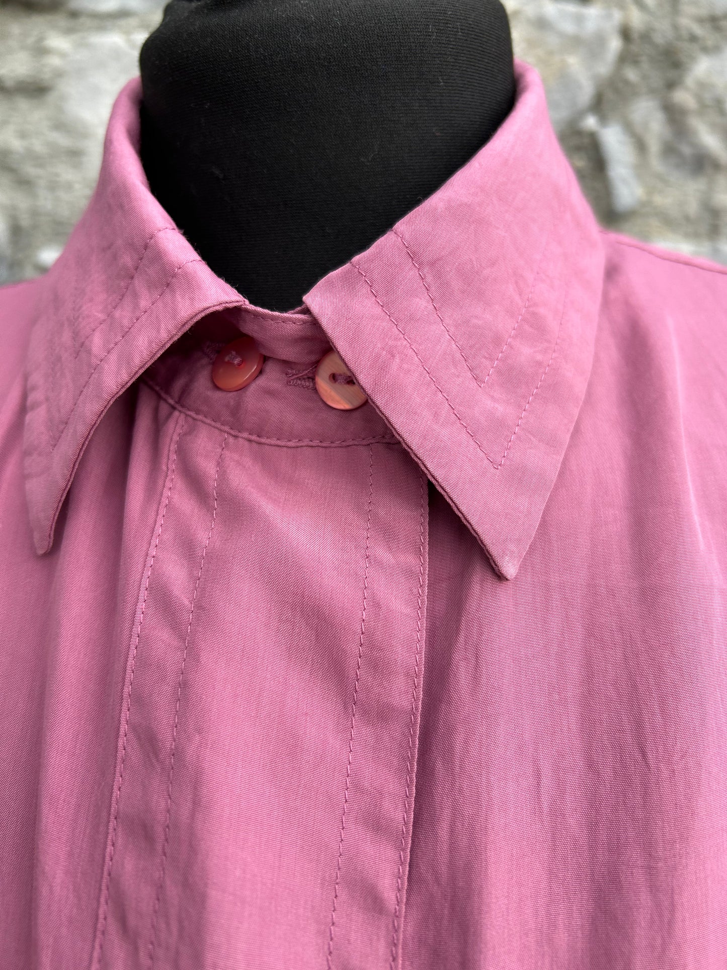 90s Pink blouse uk 14