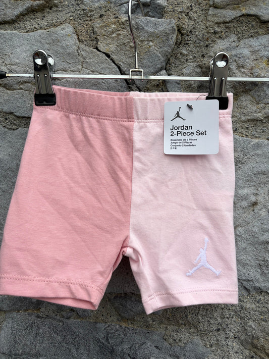 Two tones pink shorts  12-18m (80-86cm)