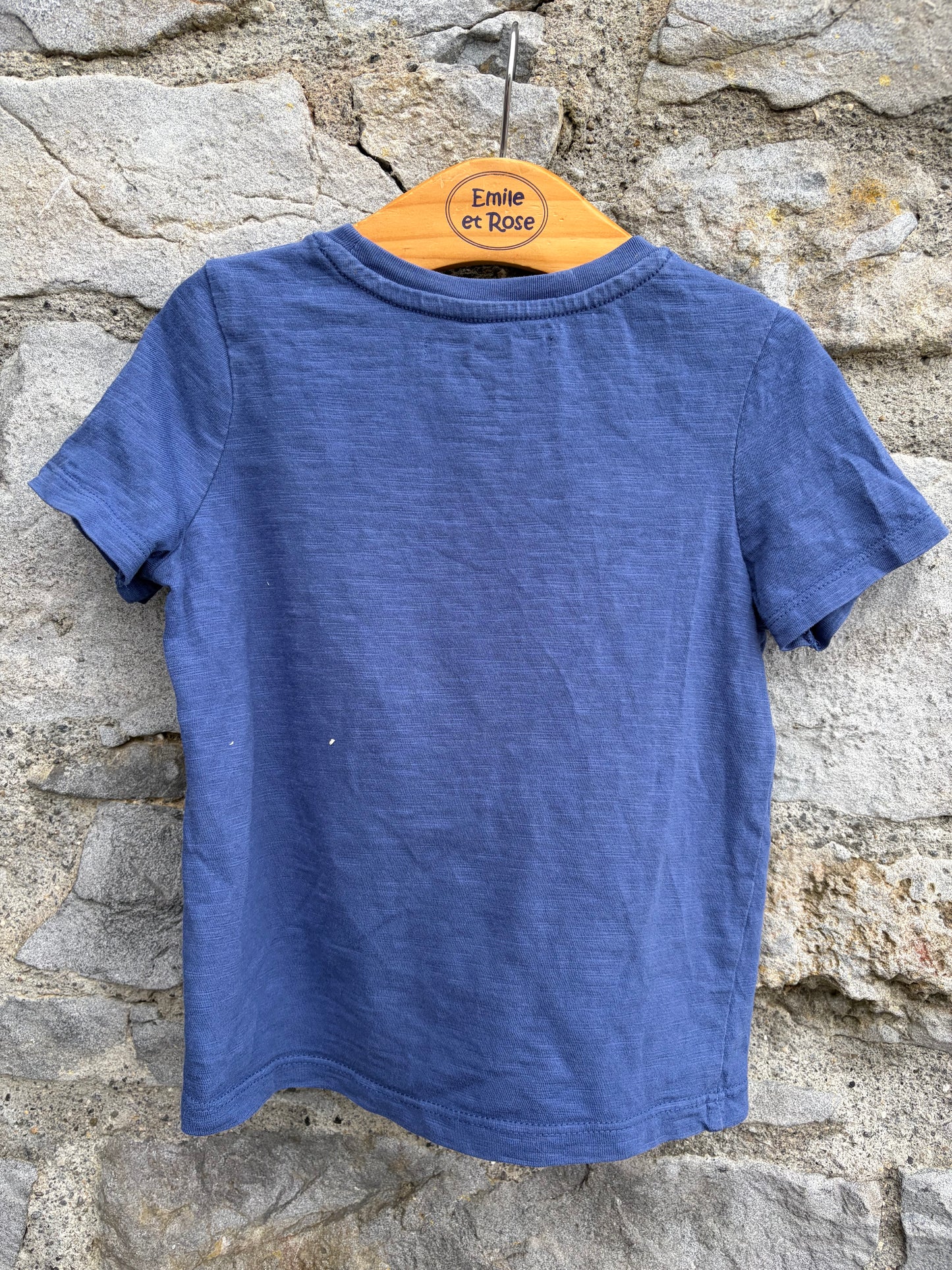 Dolphin blue t-shirt  3-4y (98-104cm)