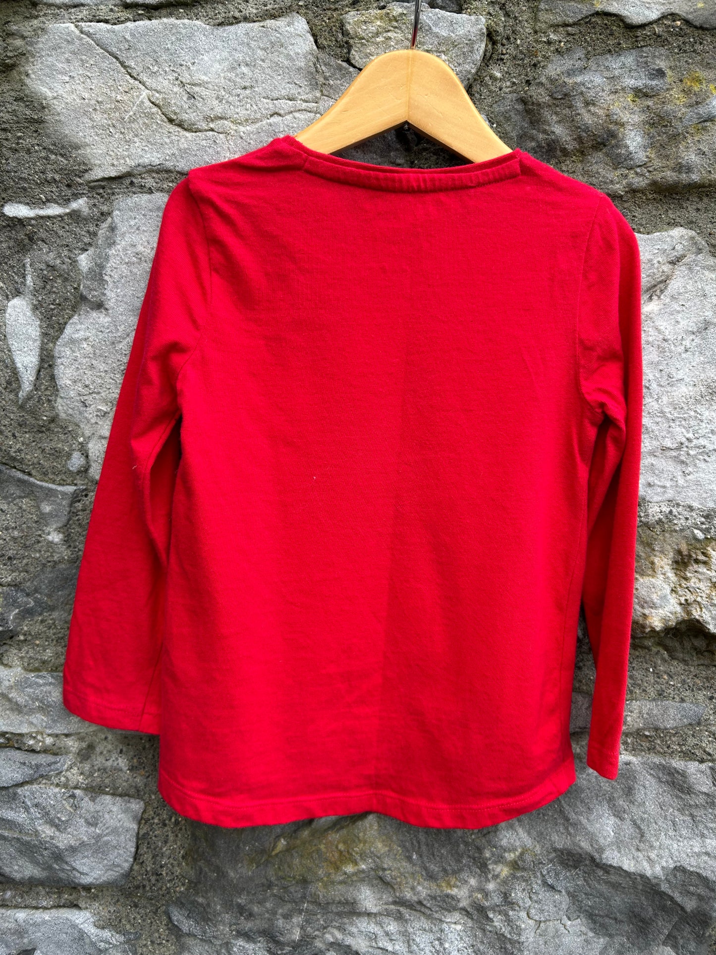 Snowman red top  3-4y (98-104cm)