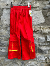Load image into Gallery viewer, Y2K red pants  5-6y (110-116cm)
