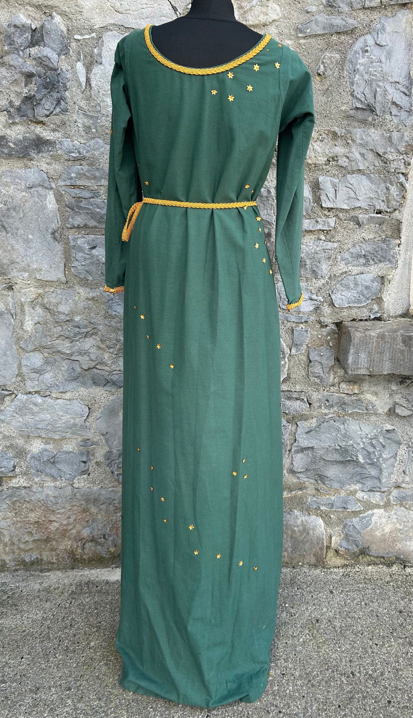 Dark green maxi dress uk 8-10