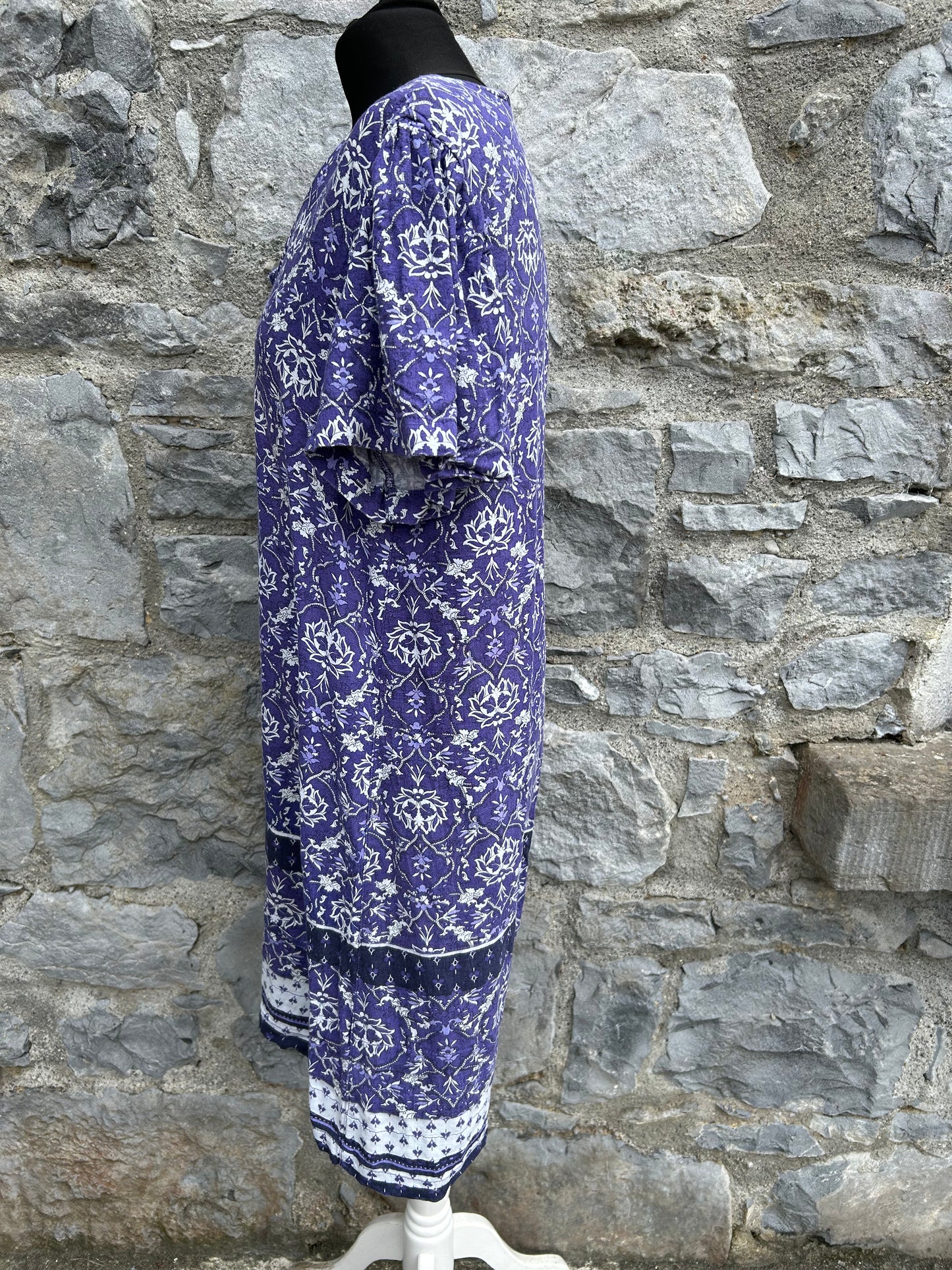 Purple floral dress uk 14