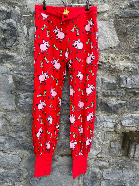 Red pigs baggy pants uk 12