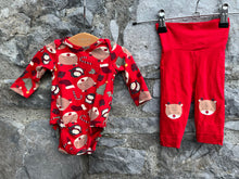 Load image into Gallery viewer, Christmas vest&amp;pants  0-1m (50-56cm)
