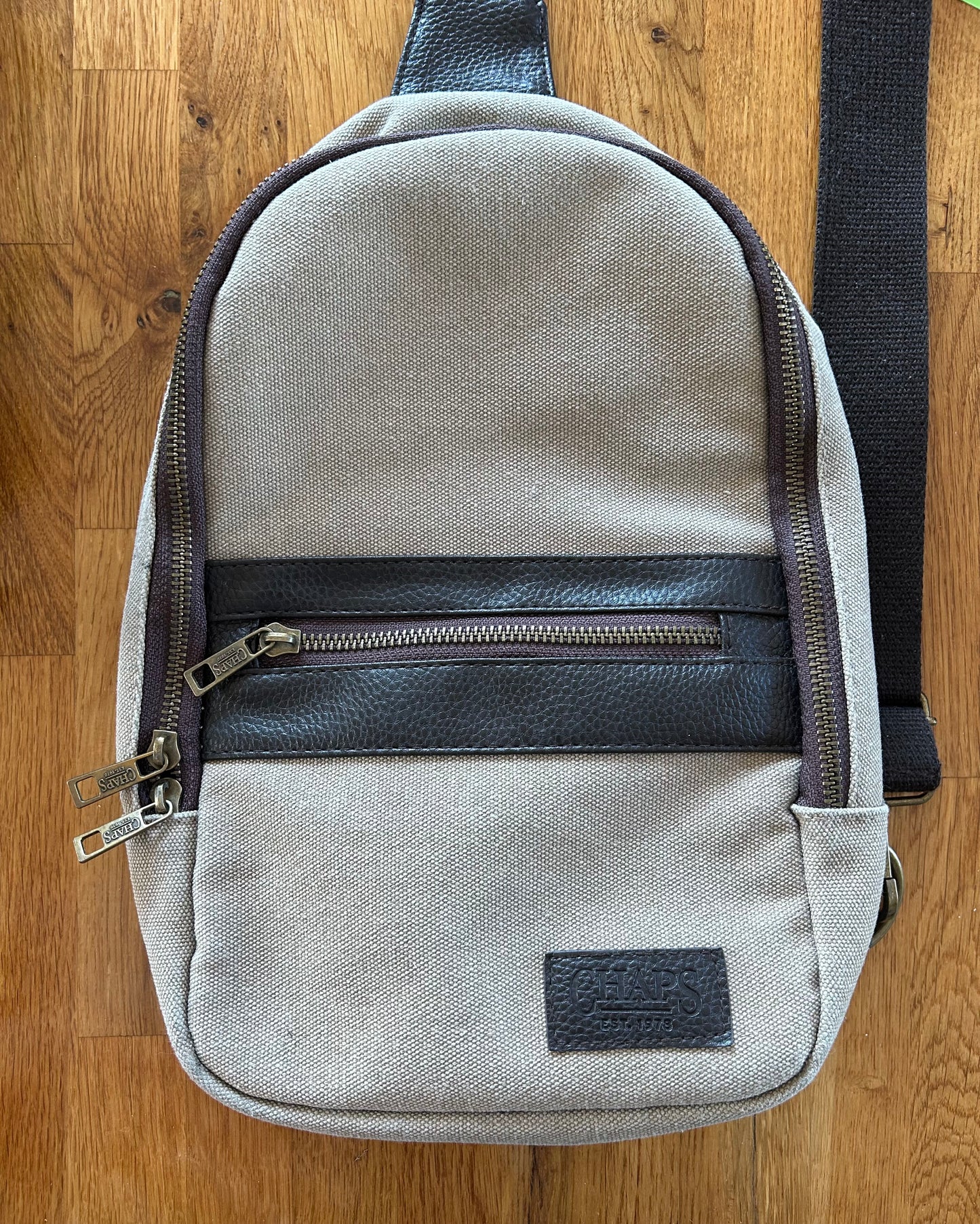 Beige Crossbody bag
