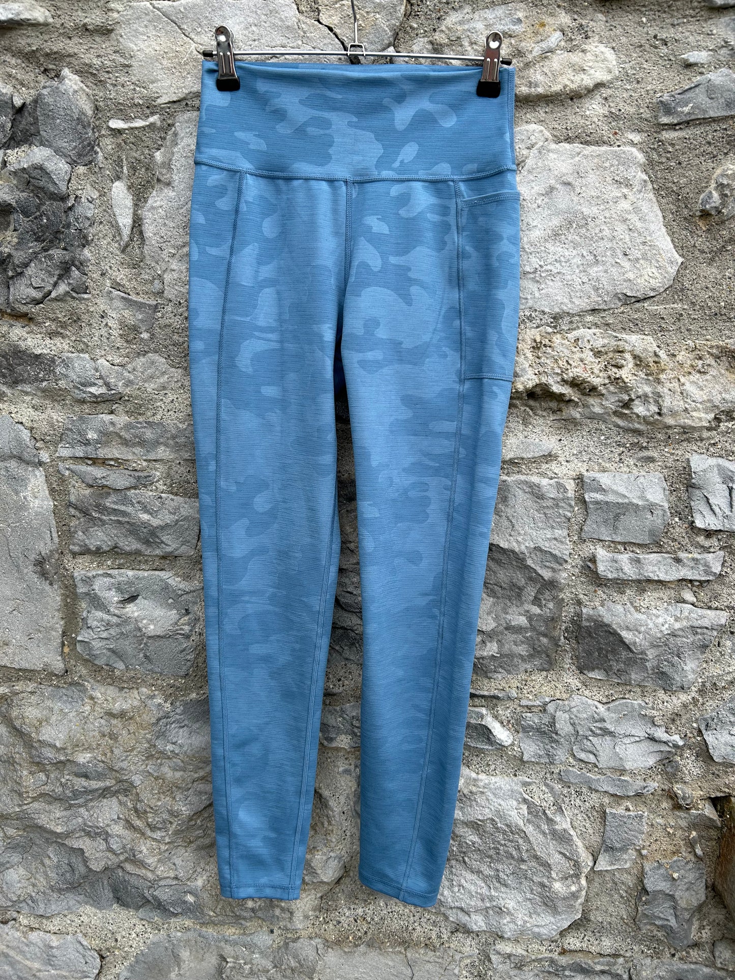 SB Blue camouflage leggings uk 8-10