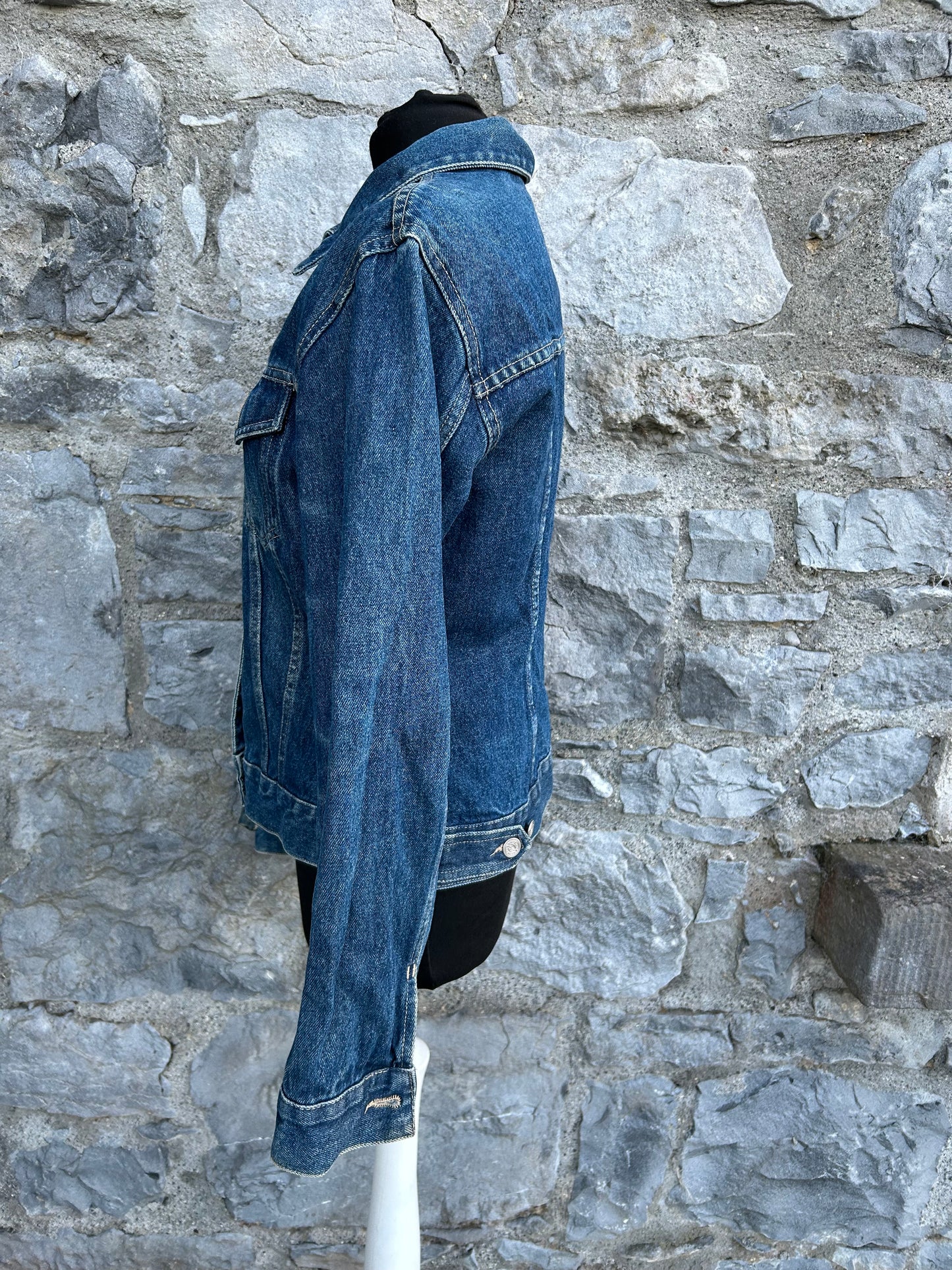 Y2K denim jacket uk 8