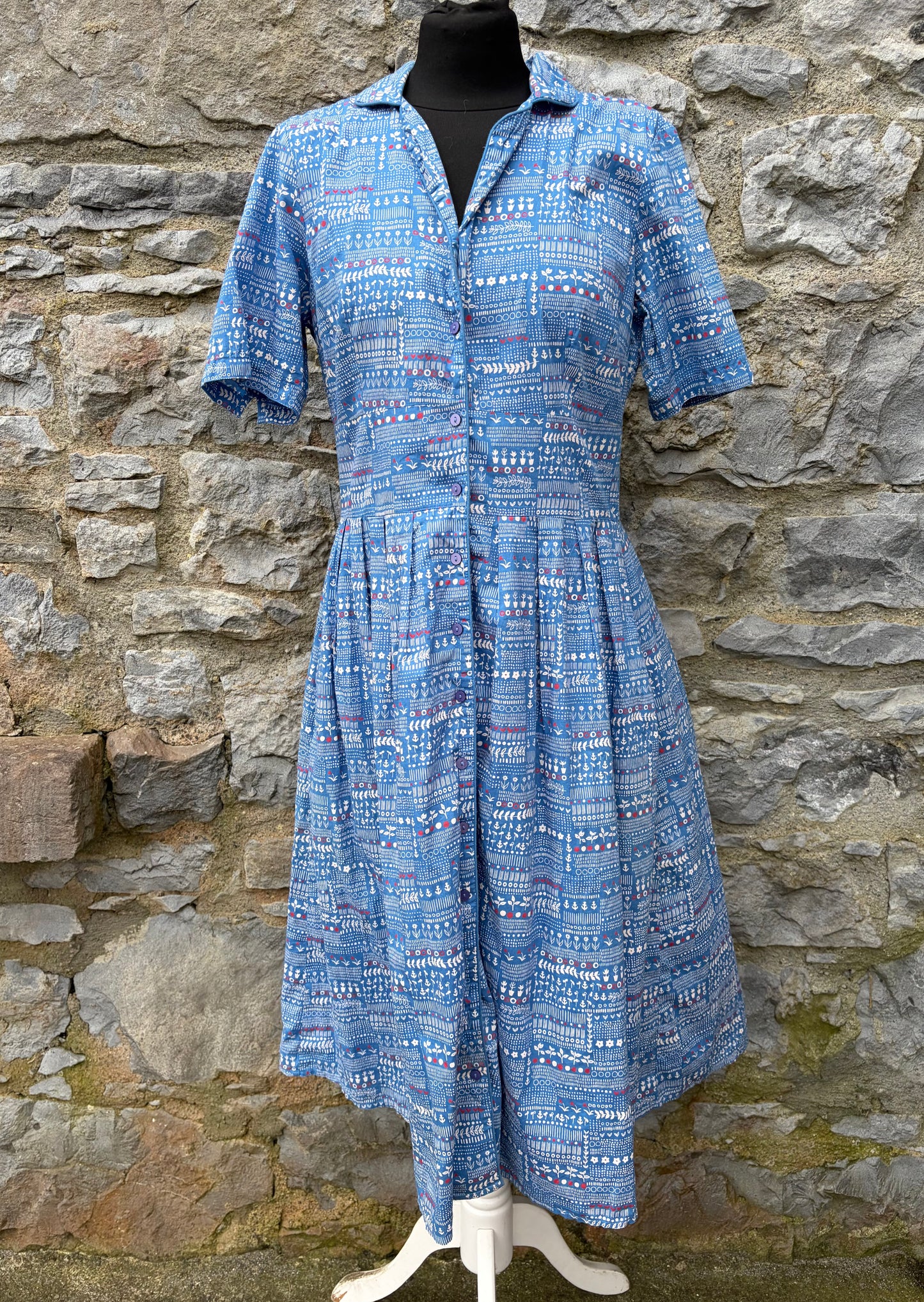 Blue Charlotte shirt Dress uk 12