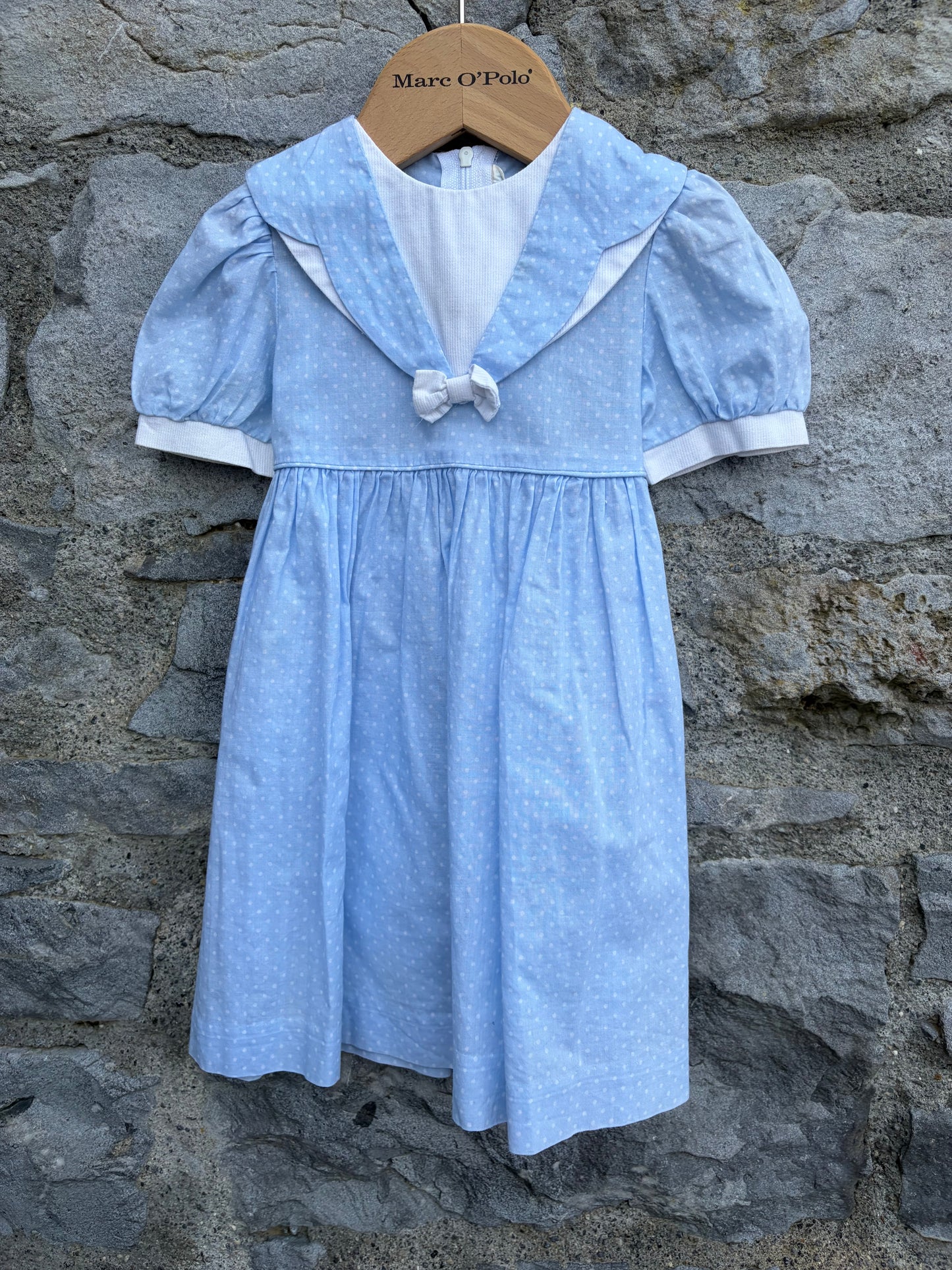 90s blue sailor dress 18m (86cm)