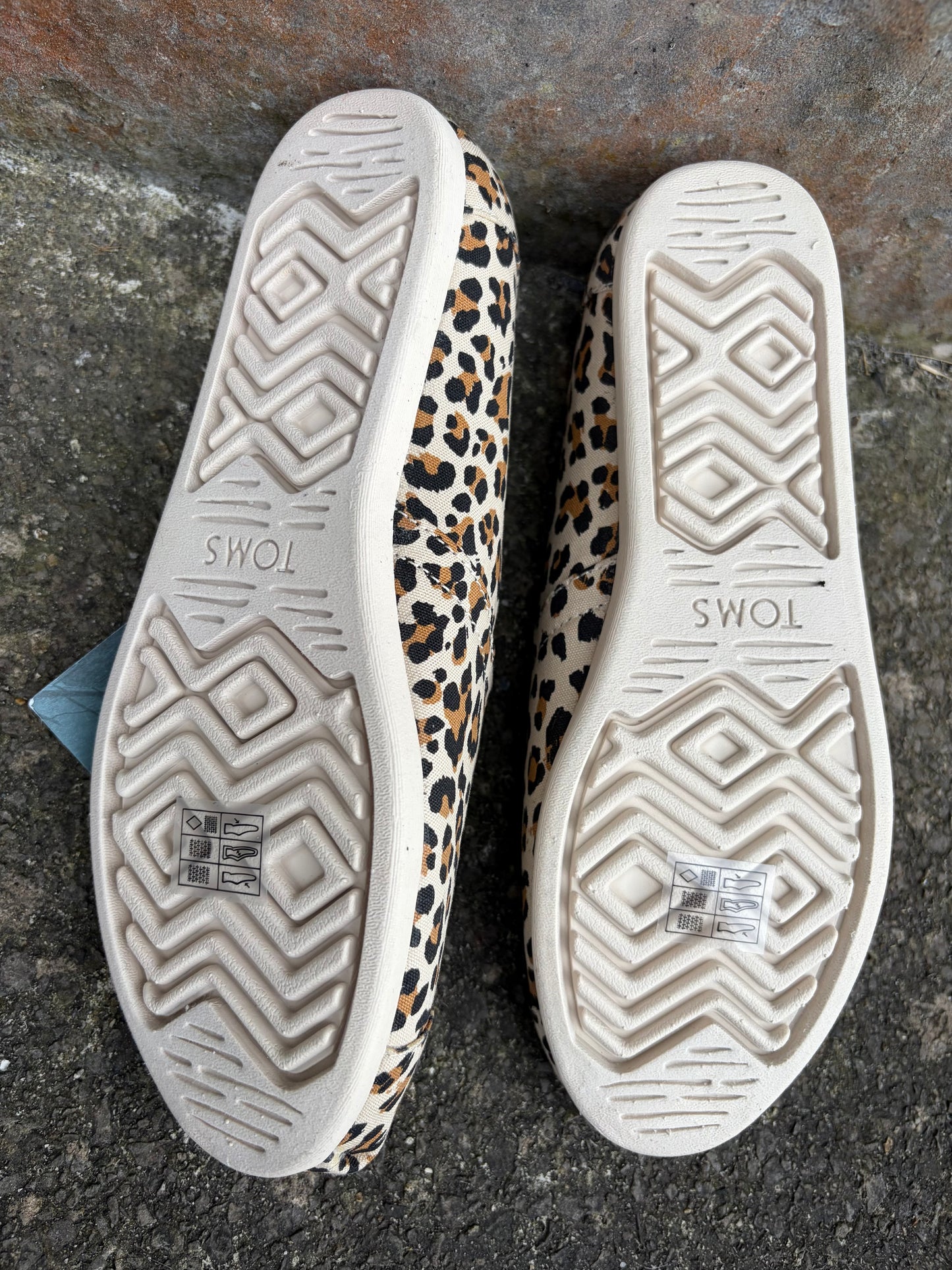 Leopard Alpargata Slip-On flats  uk 4.5 (eu 37.5)
