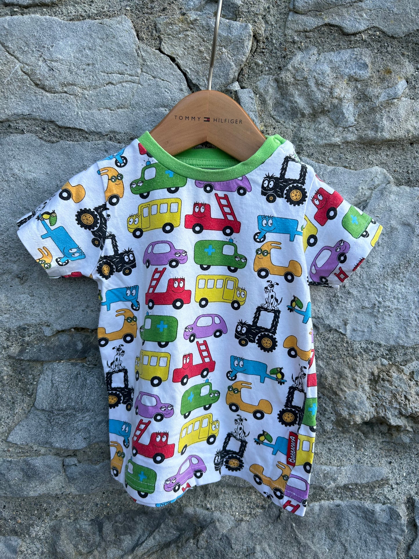 Colourful vehicles T-shirt  9-12m (74-80cm)