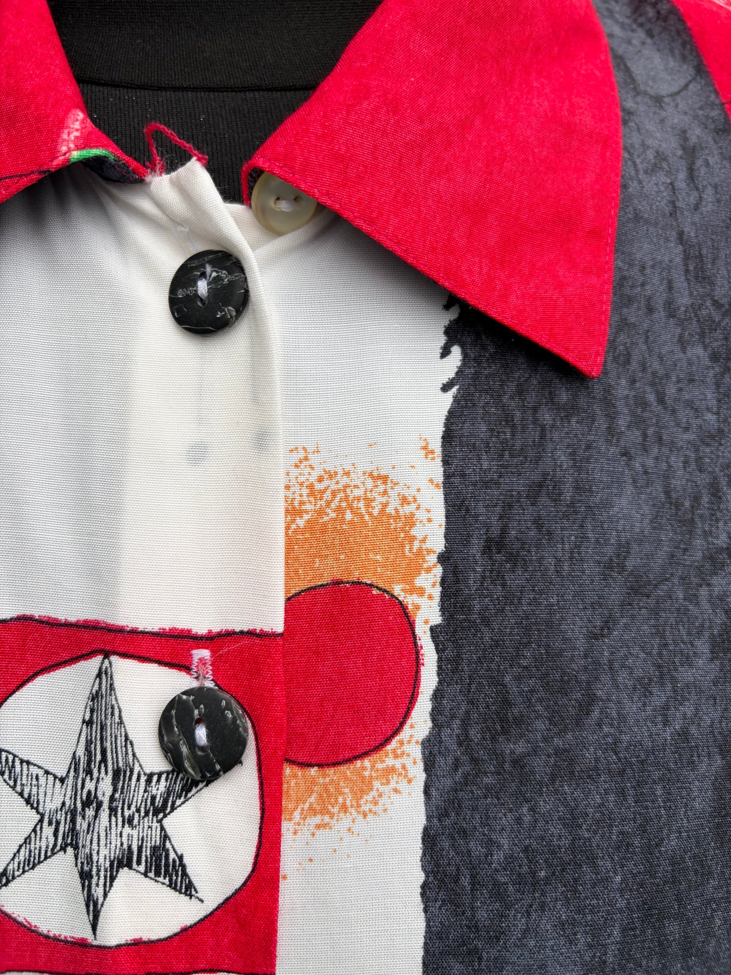 80s Red&white shirt Small
