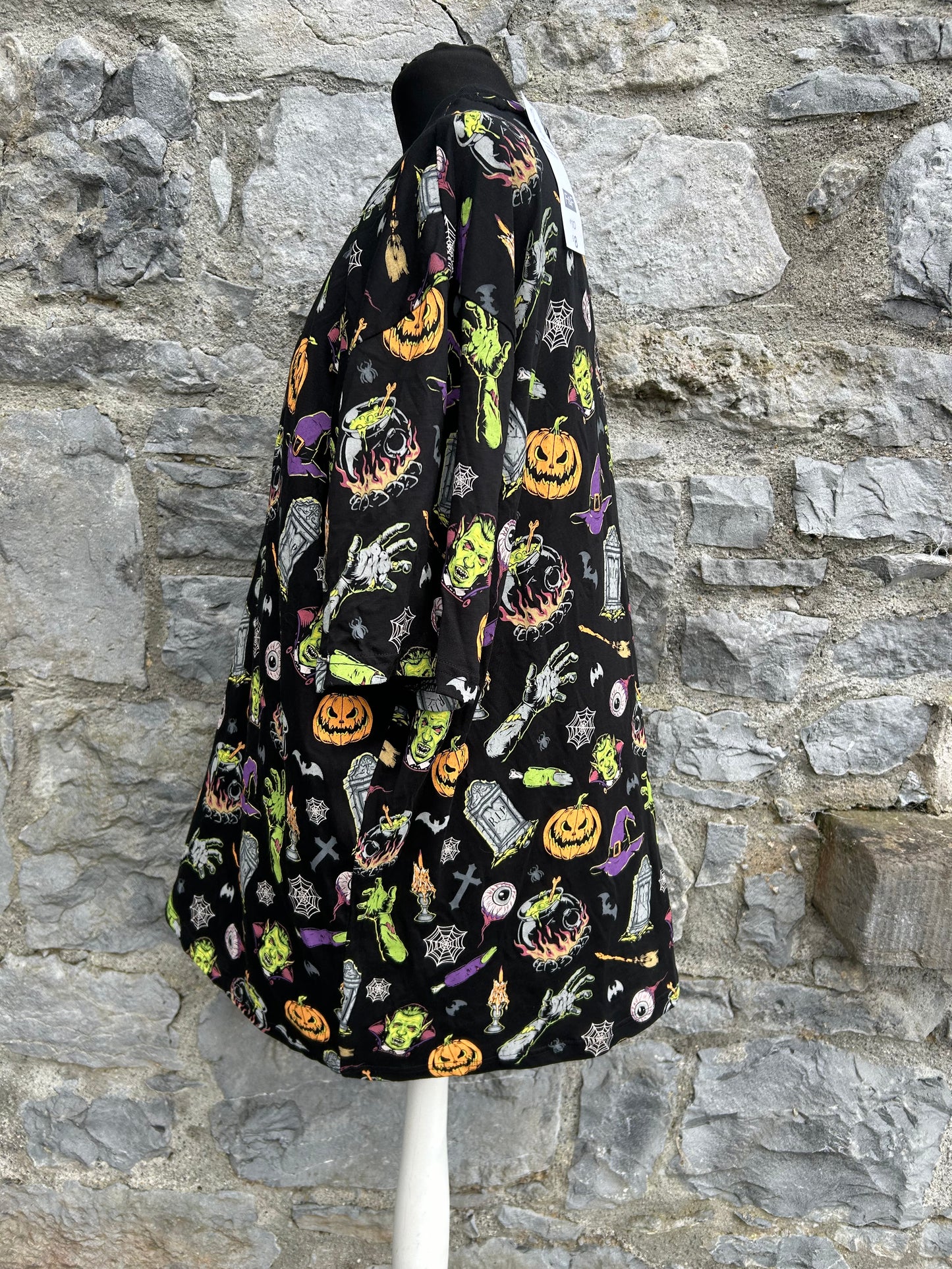 Halloween print T-shirt XXL