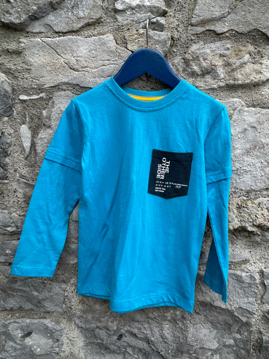 Blue top   3-4y (98-104cm)