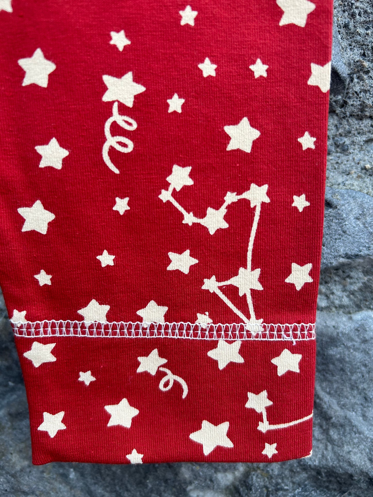 Constellations red  leggings 12-18m (80-86cm)