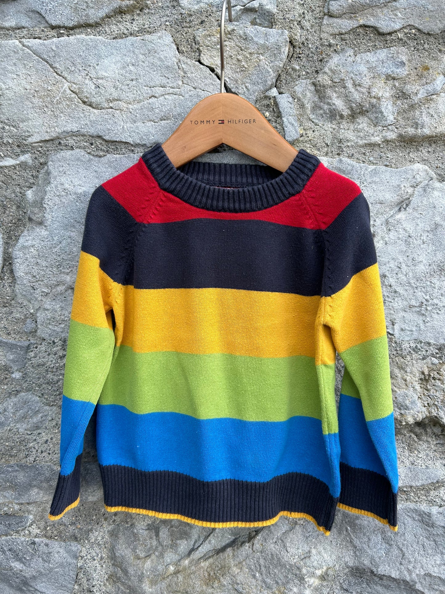 Rainbow jumper 12-18m (80-86cm)