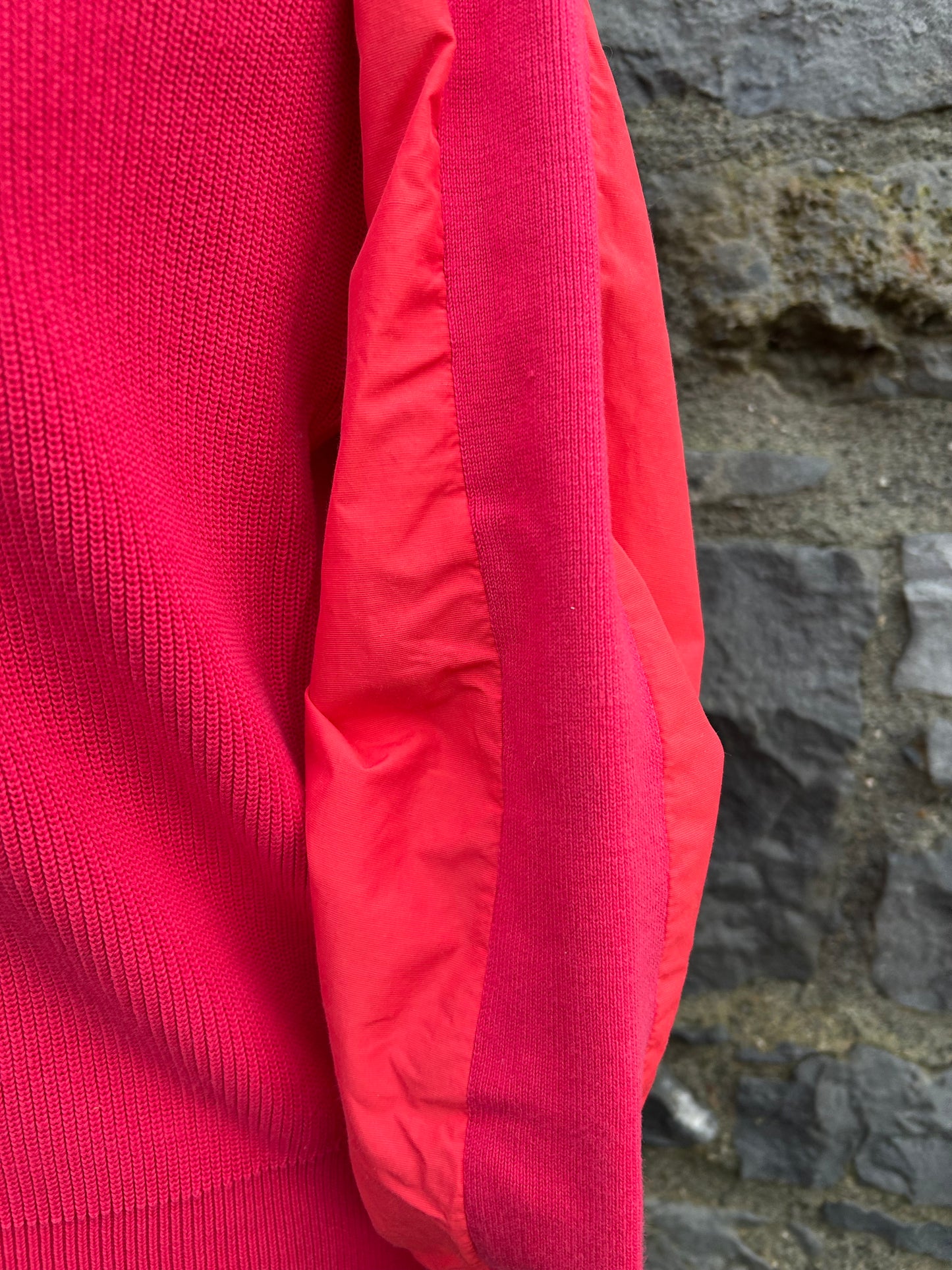 Pink sweatshirt with orange sleeves uk 8-10