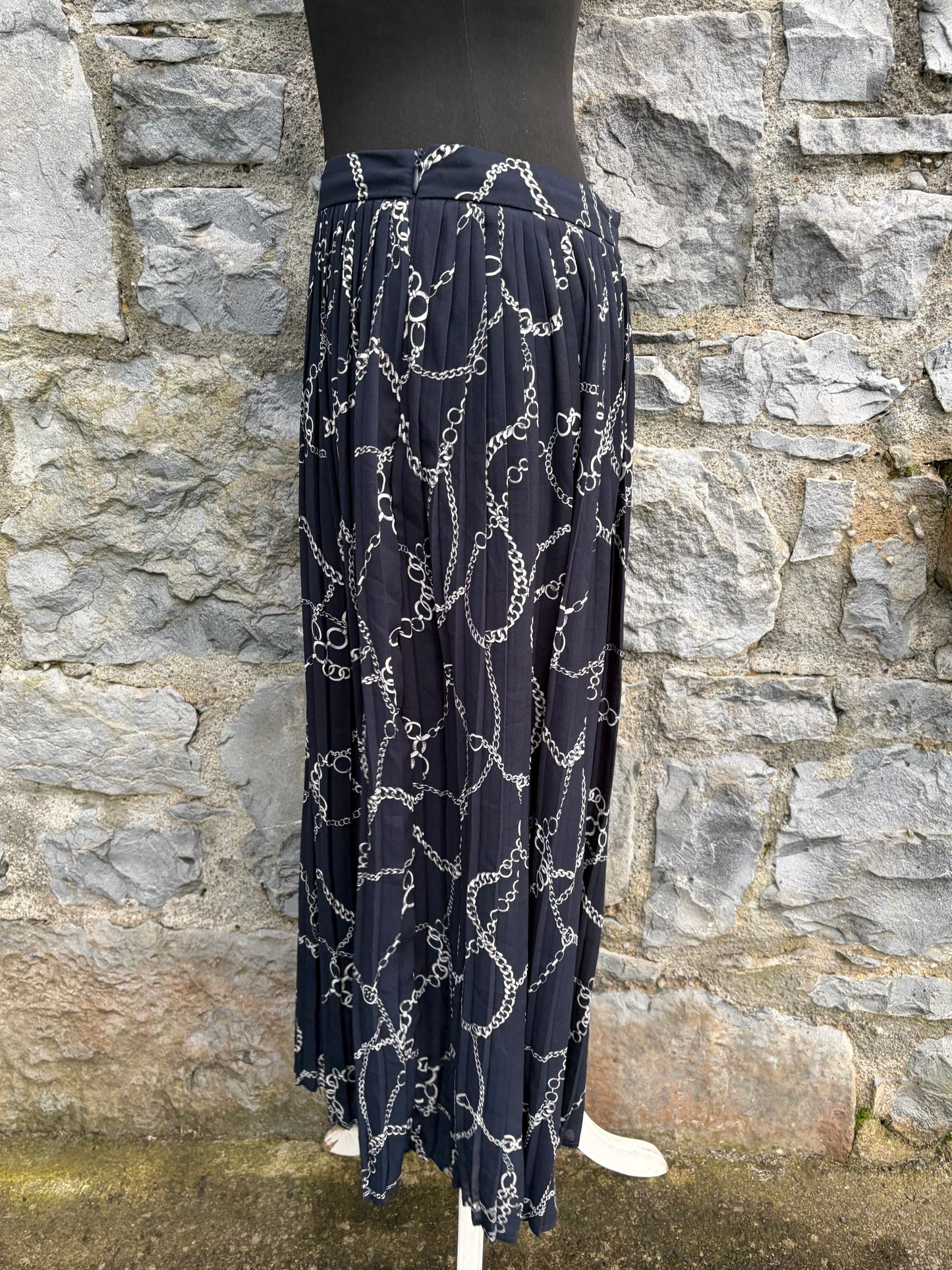90s chains navy skirt uk 10