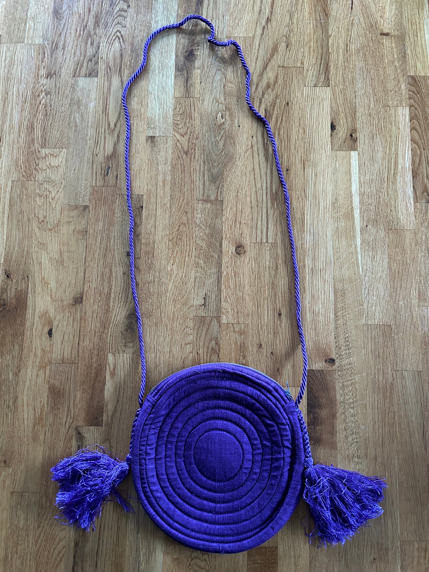 Purple circle bag