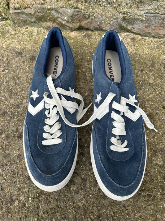 Navy & White Net Star Classic Trainers  uk 8.5 (eu 42.5)
