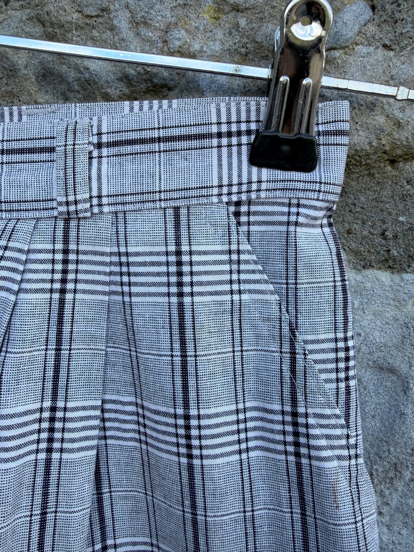 90s check shorts uk 10