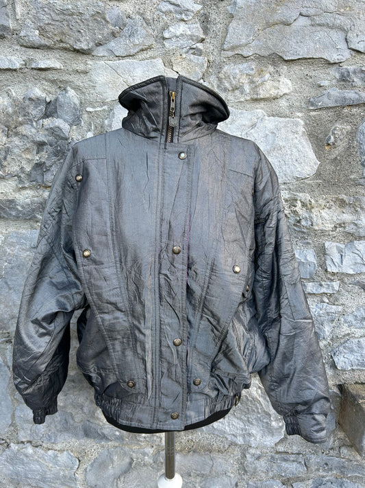 90s silver winter jacket uk 12-14