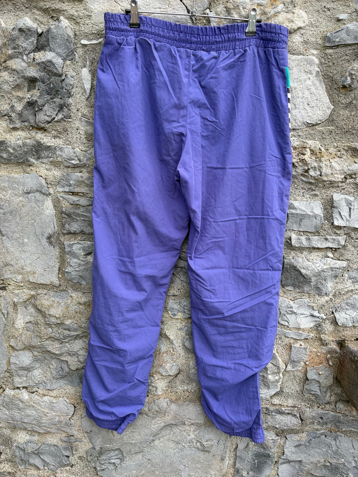 80s purple track pants Large