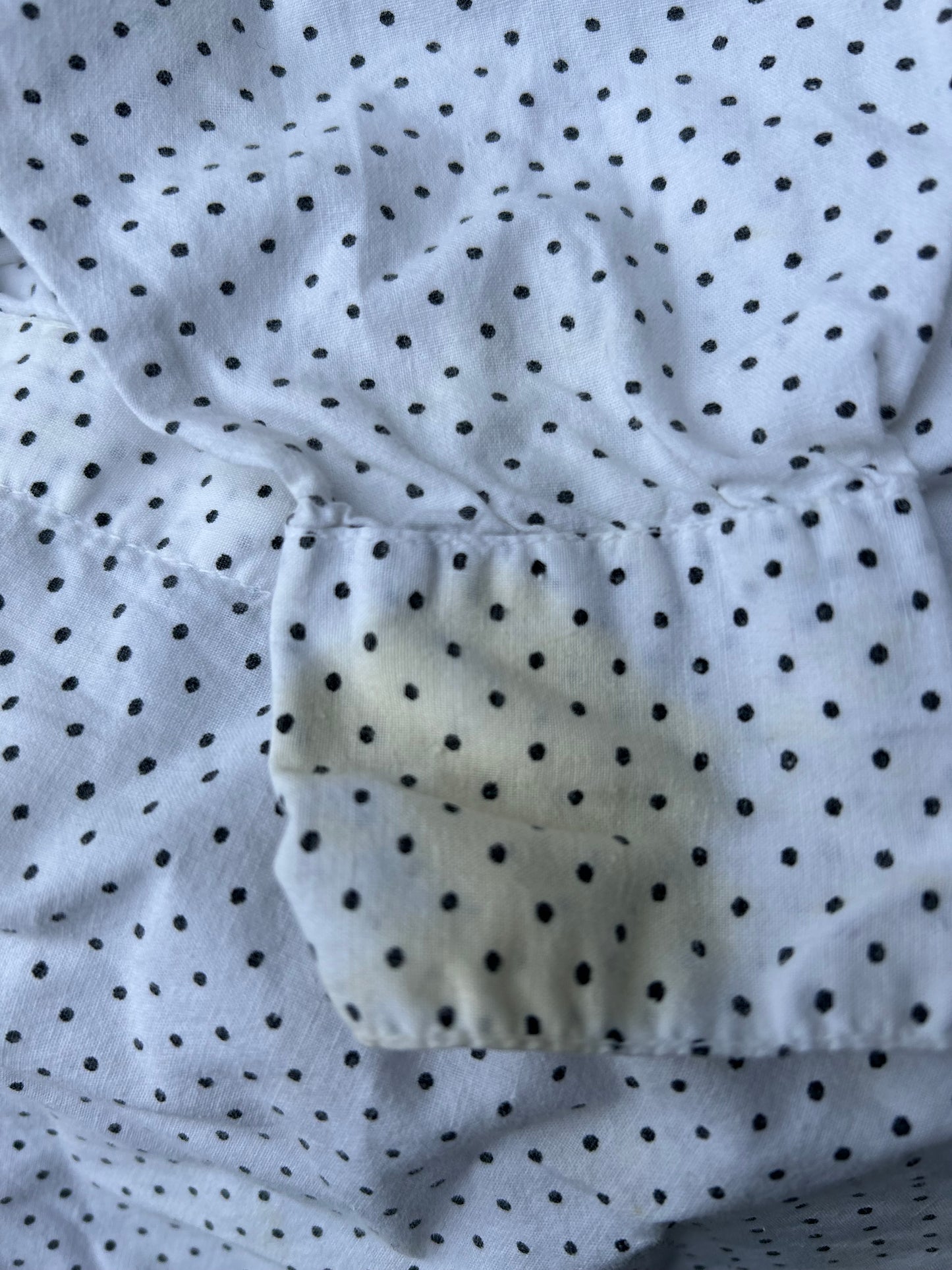 80s spotty white blouse  3-4y (98-104cm)