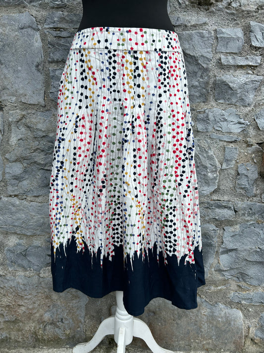 Colourful spotty skirt uk 14